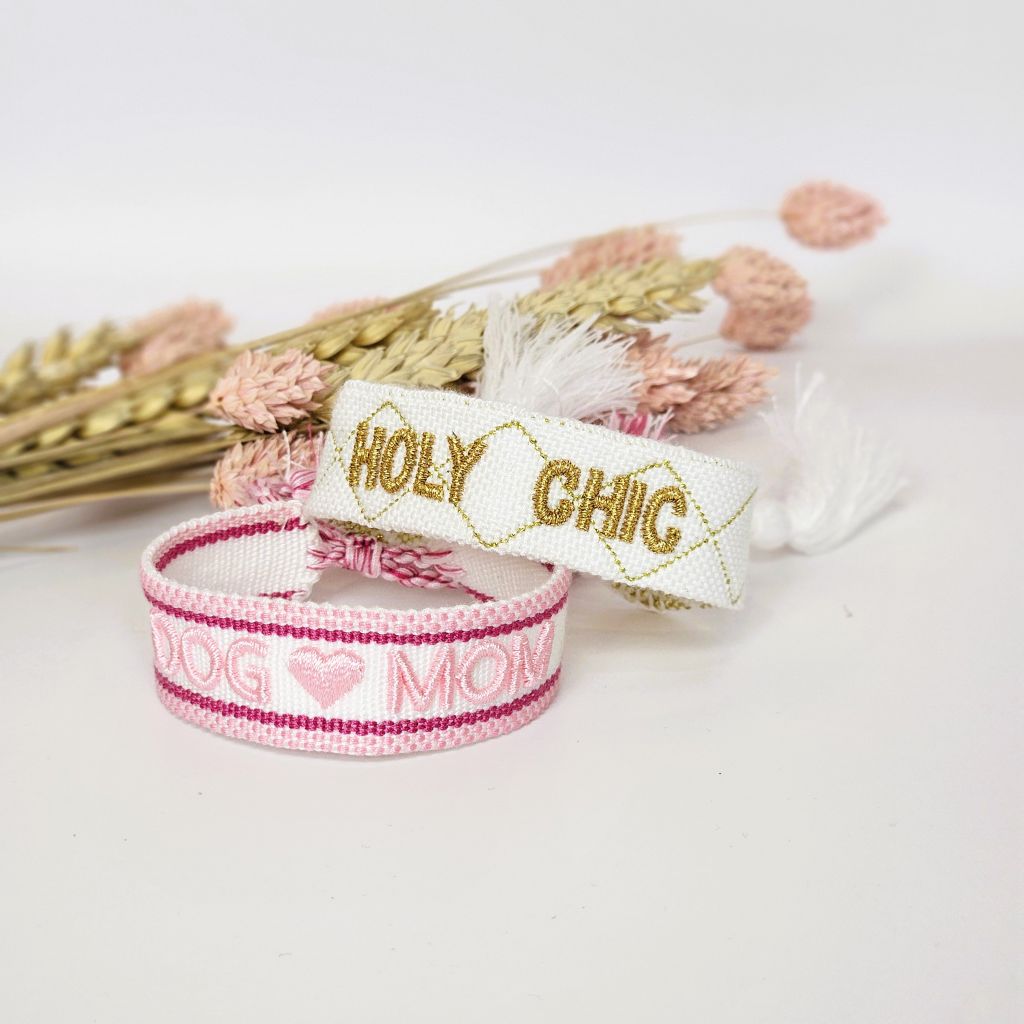 geweven-armband-dog-mom-lichtroze